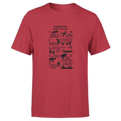 Improved Pain Scale 2 - Cotton Tee - Unisex