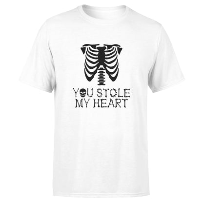 Skeleton Group / Family White Halloween T-Shirts