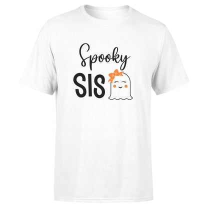 Spooky Ghost Family - White Halloween T-Shirts