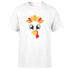 Turkey Faces - White Thanksgiving Group / Family T-Shirts - Adult Unisex Size