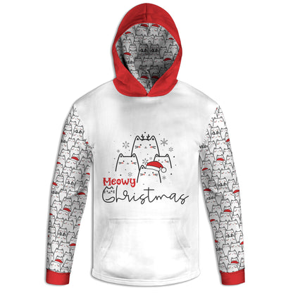 Meowy Christmas - Unisex Hoodie / Sweatshirt / T-Shirt / Pullover