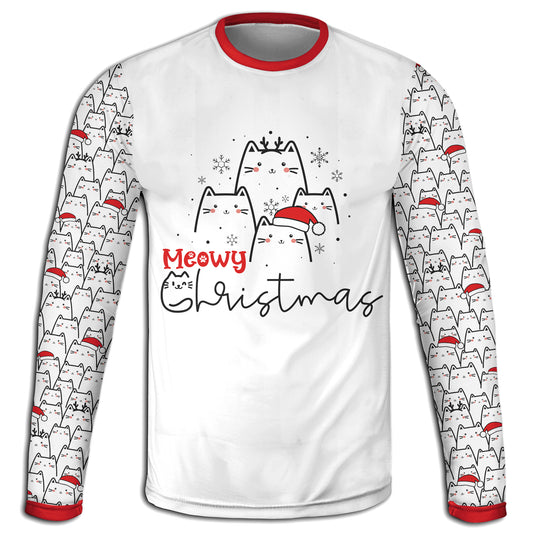 Meowy Christmas - Unisex Hoodie / Sweatshirt / T-Shirt / Pullover