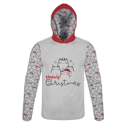 Meowy Christmas - Unisex Hoodie / Sweatshirt / T-Shirt / Pullover