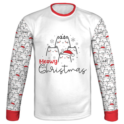Meowy Christmas - Unisex Hoodie / Sweatshirt / T-Shirt / Pullover