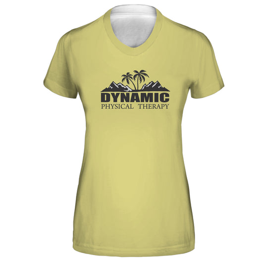 Dynamic PT - Pastel Yellow Team Shirt - Women's Size