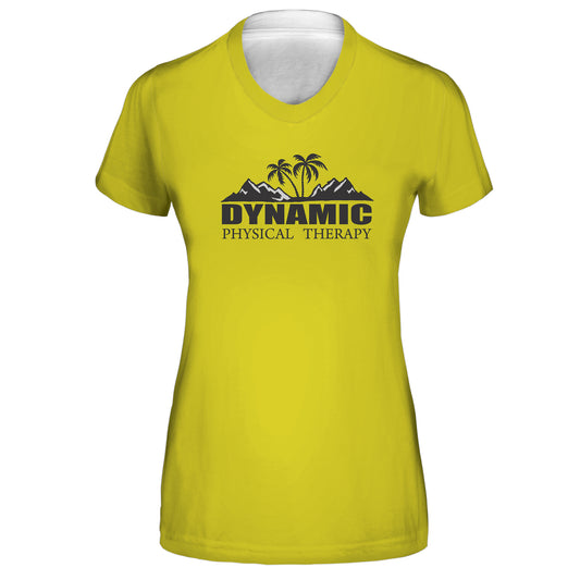 Dynamic PT - Bright Yellow Team Shirt - Women's Size