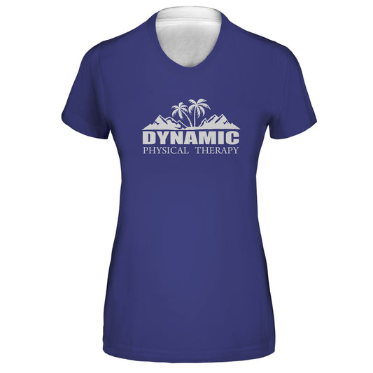 Dynamic PT - Bright Dark Blue Team Shirt - Women's Size