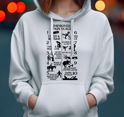 Improved Pain Scale 2 - Biblend Hoodie - Unisex