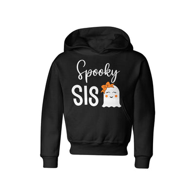 Spooky Ghost Family- Black Halloween Hoodies