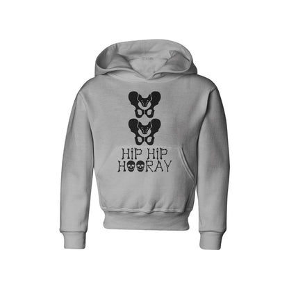Skeleton Group / Family Grey Halloween Hoodies