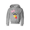 Turkey Faces - Grey Thanksgiving Hoodies - Youth Size