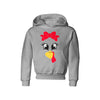 Turkey Faces - Grey Thanksgiving Hoodies - Youth Size