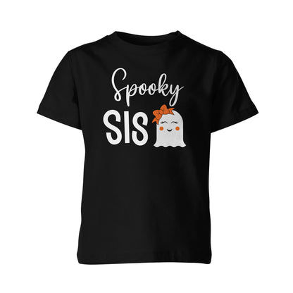 Spooky Ghost Family - Black Halloween T-Shirts