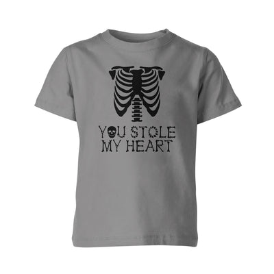 Skeleton Group / Family Grey Halloween T-Shirts