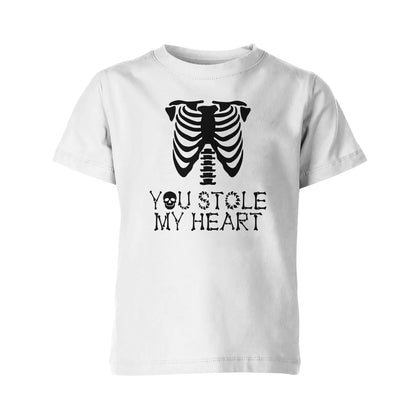 Skeleton Group / Family White Halloween T-Shirts