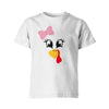 Turkey Faces - White Thanksgiving Group / Family T-Shirts - Youth Size