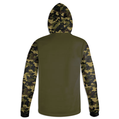 Men's Fishing Pole Flag CAMO HOODIE / T-SHIRT / LONG SLEEVE TEE / PULLOVER / SWEATSHIRT