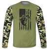 Men's Bass Fisherman Camo HOODIE / T-SHIRT / LONG SLEEVE TEE / PULLOVER / SWEATSHIRT