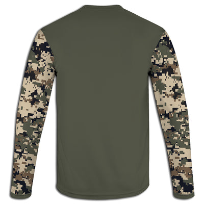 Men's Buck Flag CAMO HOODIE / T-SHIRT / LONG SLEEVE TEE / PULLOVER / SWEATSHIRT