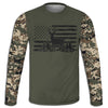 Men's Buck Flag CAMO HOODIE / T-SHIRT / LONG SLEEVE TEE / PULLOVER / SWEATSHIRT