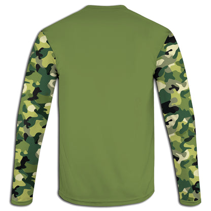 Men's Bass Fishing Flag CAMO HOODIE / T-SHIRT / LONG SLEEVE TEE / PULLOVER / SWEATSHIRT