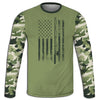 Men's Fishing Pole Flag CAMO HOODIE / T-SHIRT / LONG SLEEVE TEE / PULLOVER / SWEATSHIRT