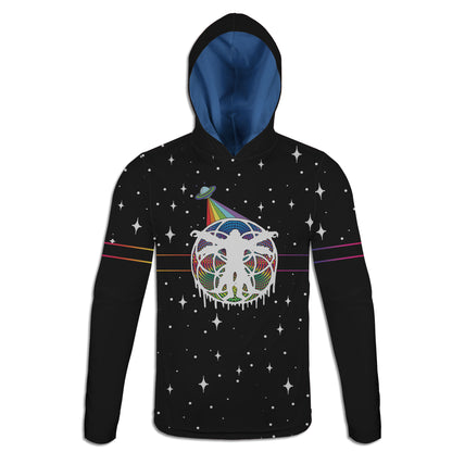 Intergalactic Sasquatch - Men's Pullover / Lightweight Long Sleeve Hoodie - #2