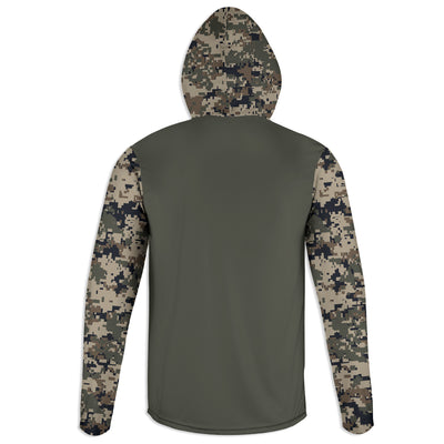 Men's Buck Flag CAMO HOODIE / T-SHIRT / LONG SLEEVE TEE / PULLOVER / SWEATSHIRT