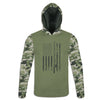 Men's Fishing Pole Flag CAMO HOODIE / T-SHIRT / LONG SLEEVE TEE / PULLOVER / SWEATSHIRT