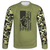 Men's Bass Fisherman Camo HOODIE / T-SHIRT / LONG SLEEVE TEE / PULLOVER / SWEATSHIRT