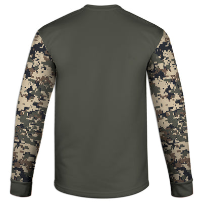 Men's Buck Flag CAMO HOODIE / T-SHIRT / LONG SLEEVE TEE / PULLOVER / SWEATSHIRT