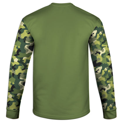 Men's Bass Fishing Flag CAMO HOODIE / T-SHIRT / LONG SLEEVE TEE / PULLOVER / SWEATSHIRT