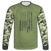 Men's Fishing Pole Flag CAMO HOODIE / T-SHIRT / LONG SLEEVE TEE / PULLOVER / SWEATSHIRT