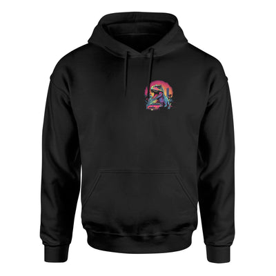 Neon T-Rex - Biblend Hoodie - Unisex