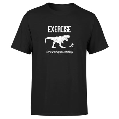 Dino Exercise Motivation - Cotton T-Shirt - Unisex
