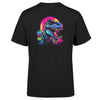 Neon Dino - Cotton T-Shirt - Unisex