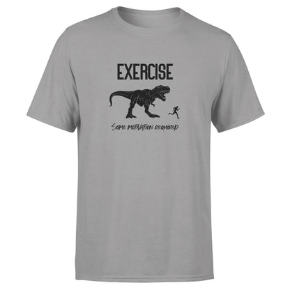 Dino Exercise Motivation - Cotton T-Shirt - Unisex