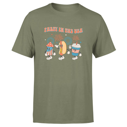 Party in the USA - Cotton T-Shirt - Youth / Adult Unisex Size