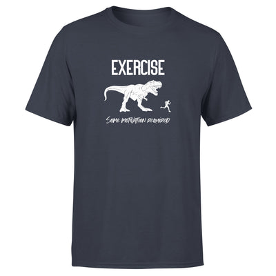 Dino Exercise Motivation - Cotton T-Shirt - Unisex