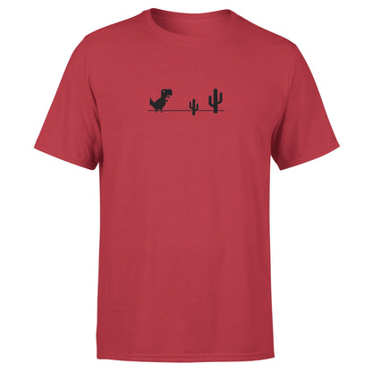 T-Rex Running - Cotton T-Shirt - Unisex