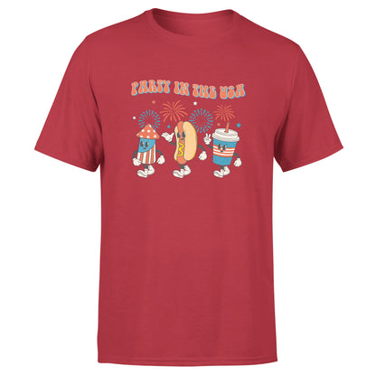 Party in the USA - Cotton T-Shirt - Youth / Adult Unisex Size