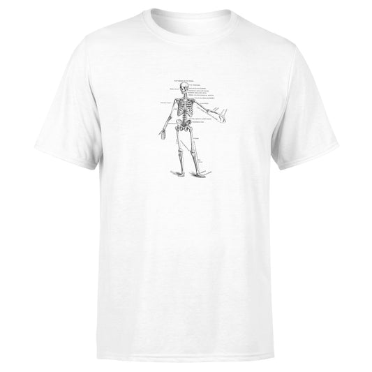 Skeleton Anatomy - Cotton T-Shirt - Unisex