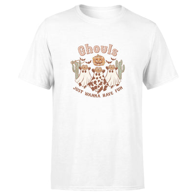 "Ghouls Just Wanna Have Fun" - Cotton T-Shirt - Unisex