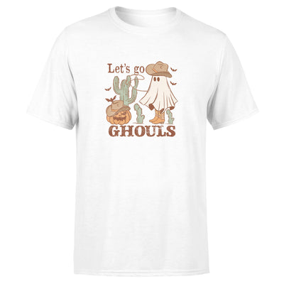 "Let's Go Ghouls" - Cotton T-Shirt - Unisex