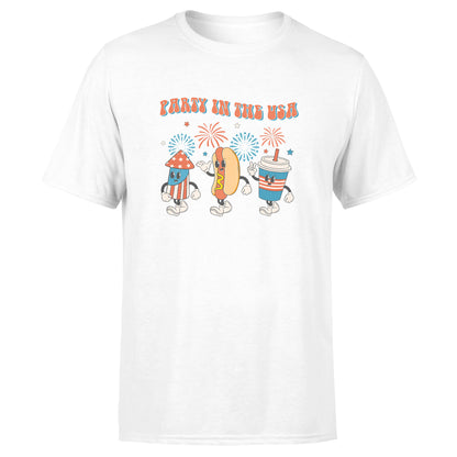 Party in the USA - Cotton T-Shirt - Youth / Adult Unisex Size