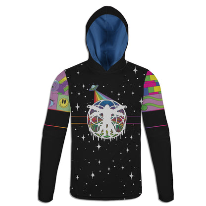Intergalactic Sasquatch - Women's Pullover / Lightweight Long Sleeve Hoodie - #1