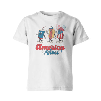 America Vibes - Cotton T-Shirt - Youth / Adult Unisex Size